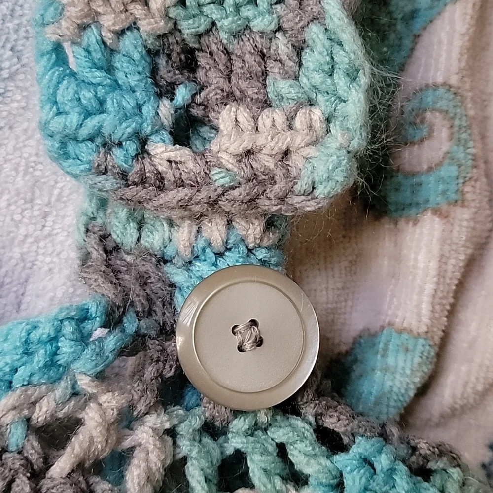 Handmade Hanging Hand Towel - Seahorse